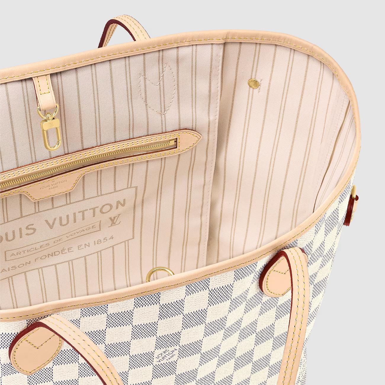 Túi Louis Vuitton Neverfull MM Nữ Damier Zur Be